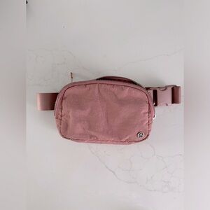 Lululemon pink belt bag